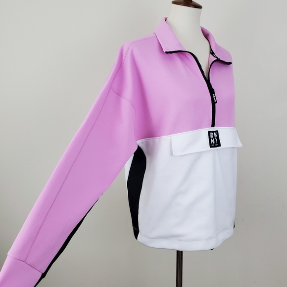 DKNY Sport Half Zip Pullover Sweatshirt - Picture 10 of 16